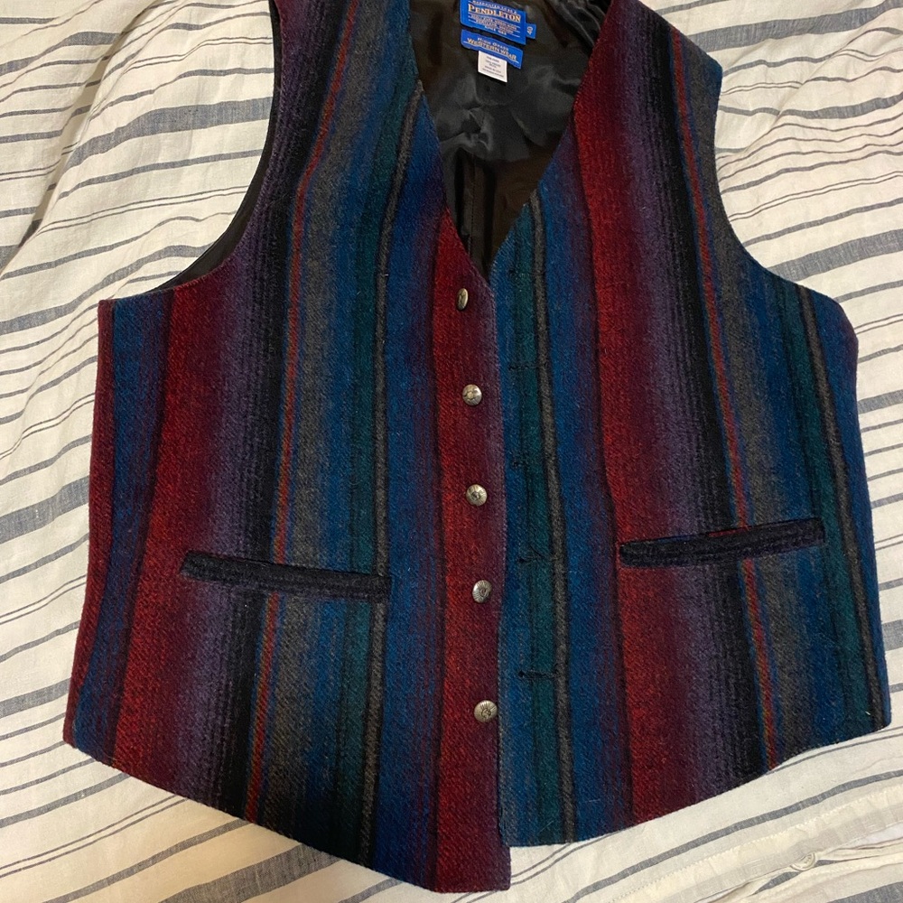 Pendleton Multicolor Wool Vest